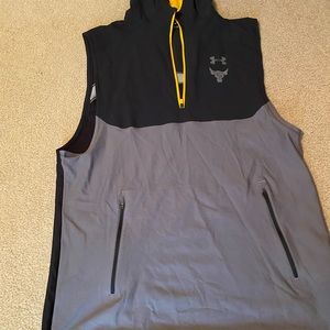 Under Armour project rock sleeveless hoodie